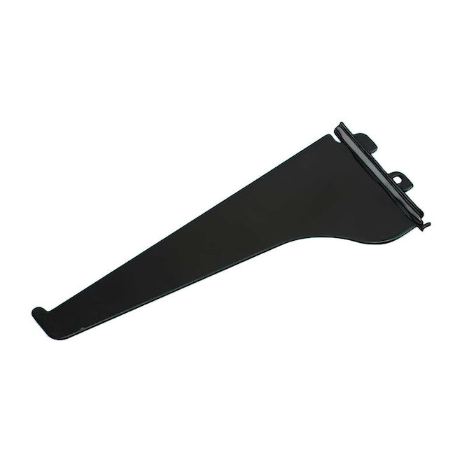 Onward Shelf Bracket in Black Metal - 12-in