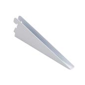 Onward Double Shelf Bracket in White Metal - 12.5-in
