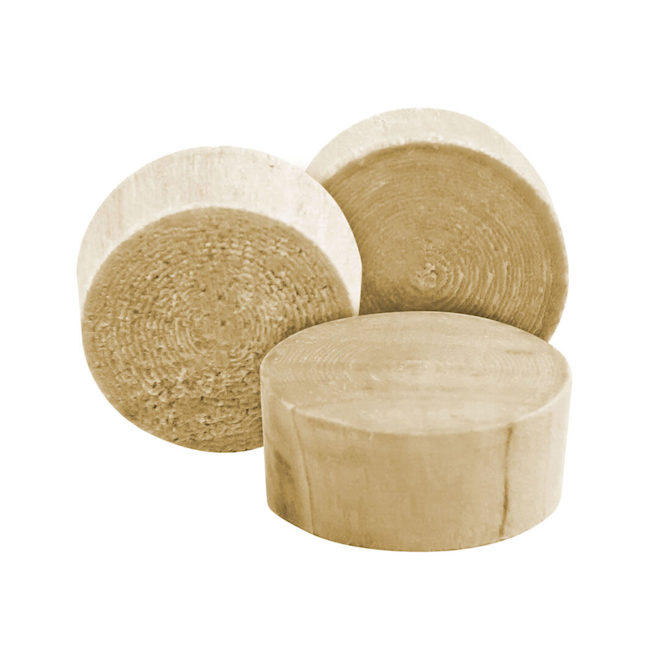 Richelieu Wood Plugs in Birch 3/8-in with Flat Head - Pack of 25