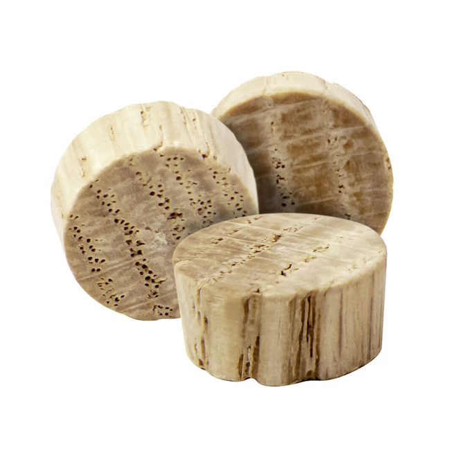 Richelieu Wood Plugs in Oak 1/2-in with Flat Head - Pack of 25