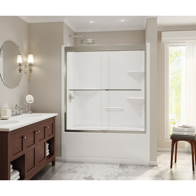 MAAX Camelia 1-Piece Bath and Shower - Acrylic - Righthand Drain