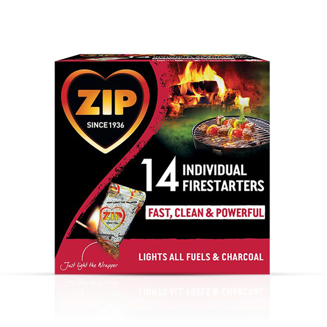 Zip 14-Pack Wrapped Petroleum Firestarter