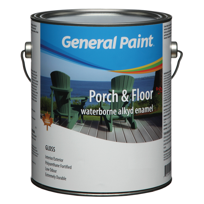 Porch and Floor Acrylic Latex Enamel Paint - Cloud Grey