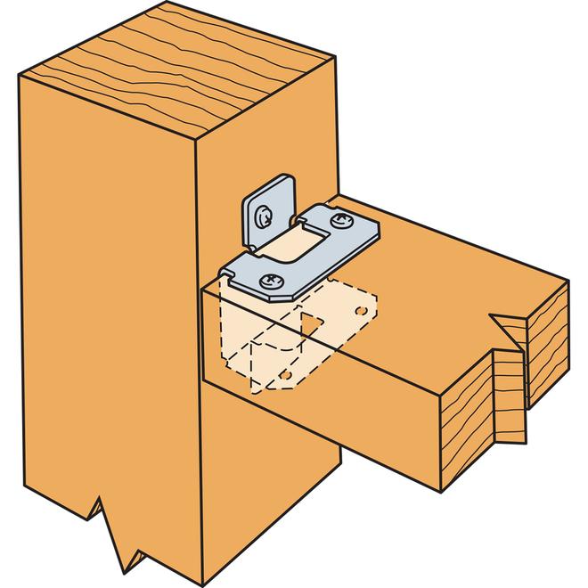 Simpson Strong-Tie RTR 20-Gauge Rigid Tie Connector for 2x Joist/Post