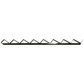 Can-Cell 8-Step Black Steel Stair Riser