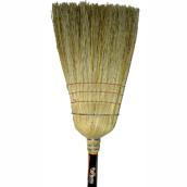 Balai de paille, bois, 3 coutures