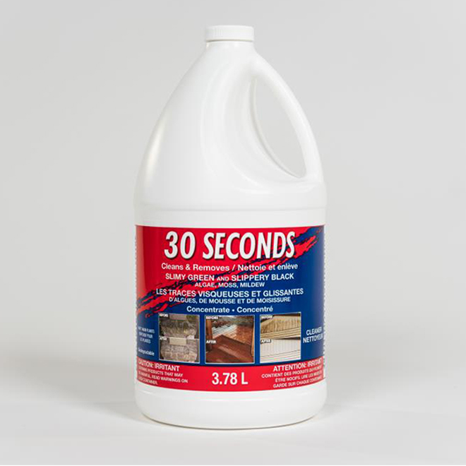 30 Seconds Outdoor Cleaner - Concentrated - Biodegradable - 3.78 L