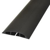Trousse de cache-fils Duraline pour plancher, PVC, 2,5 po x 6 pi, noir
