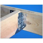 Simpson Strong-Tie HUS Face Mount Joist Hanger - Single - 16-Gauge - Galvanized Steel - 2-in W x 6-in L