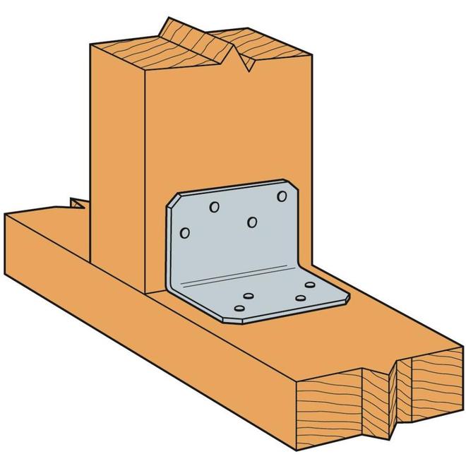Équerre de renfort Simpson Strong Tie, 2 3/4 po L. x 3 po l., acier galvanisé robuste
