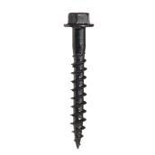 Pack of 50 Hexagonal Head Screws - #10 - 1 1/2" - Black