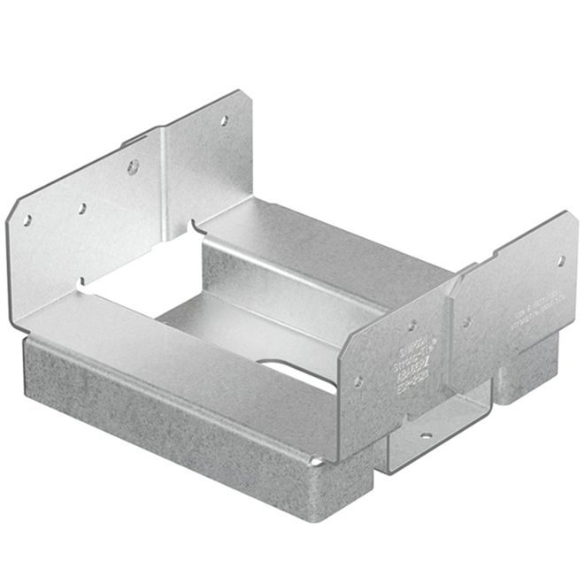 Simpson Strong-Tie Post Base Adjustable in Galvanized Steel - 6 x 6-in