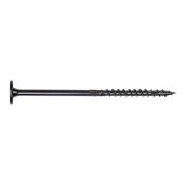 Simpson Strong-Tie Outdoor Accents #12 x 5 1/2-in Black Double-Barrier Coating Low-Profile Exterior Wood Screws (50-Pk)