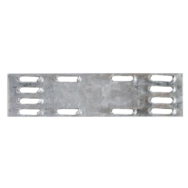 Plaque de renforcement Simpson Strong-Tie, 4 po L. x 1 po l., calibre 20, acier galvanisé