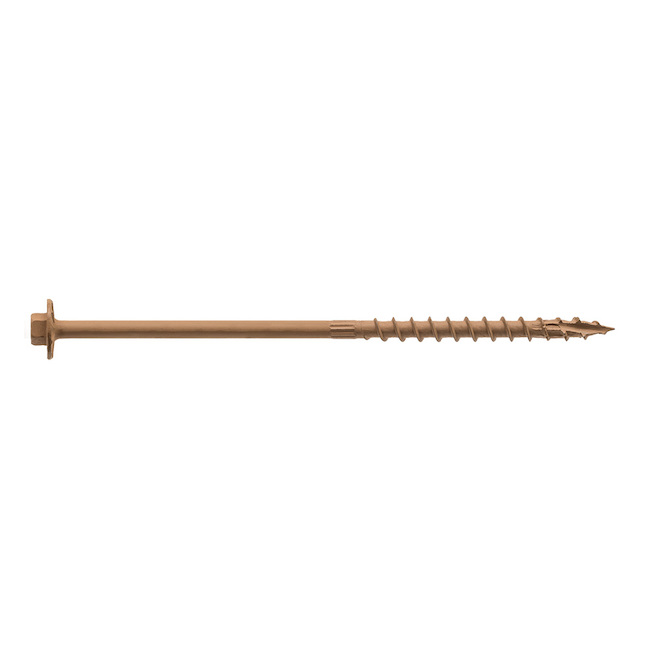 Simpson Strong-Tie 5/16 x 6-in Steel Hexagonal Head Structural Screw - 1/Pack