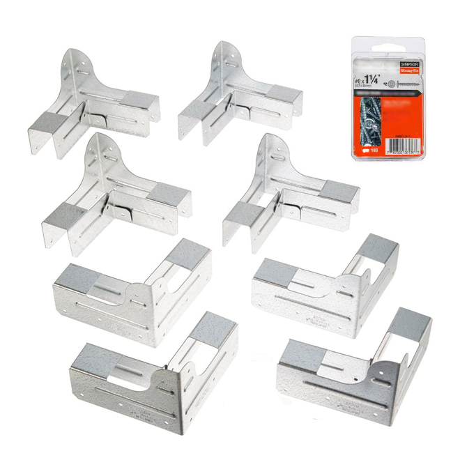 Simpson Strong-Tie Hardware Kit for Workbench or Shelving Unit