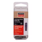 Simpson Strong-Tie Quick Drive Bit Screwdriver T25 6-Lobe - 1-in - 3/pk