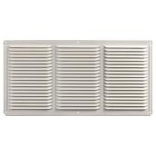 Aluminium Under Eave Soffit Vent - White - 16" x 8"