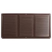 Aluminium Under Eave Soffit Vent - Brown - 16" x 8"