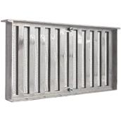 Aluminium Foundation Vents With Shutter - 16"x8"