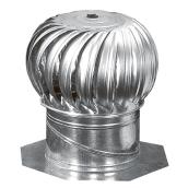 Rotary Turbine with Internal Bracing - Galvanised - 12"