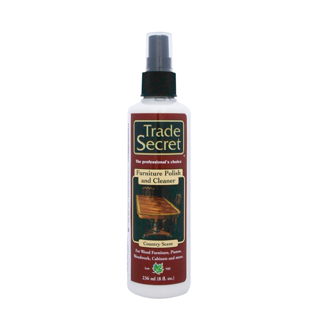Trade Secret Furniture Polish and Cleaner - Wax and Silicone-Free - Moisturizes and Protects - 236-ml