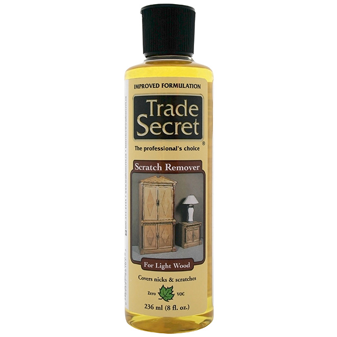 Trade Secret Light Wood Scratch Remover - Coconut Oil-Based - VOC-Free - 236 ml