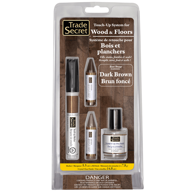Image of Trade Secret | Touch-Up System For Wood - Dark Brown - Fill Sticks - Pro Touch Up Marker | Rona