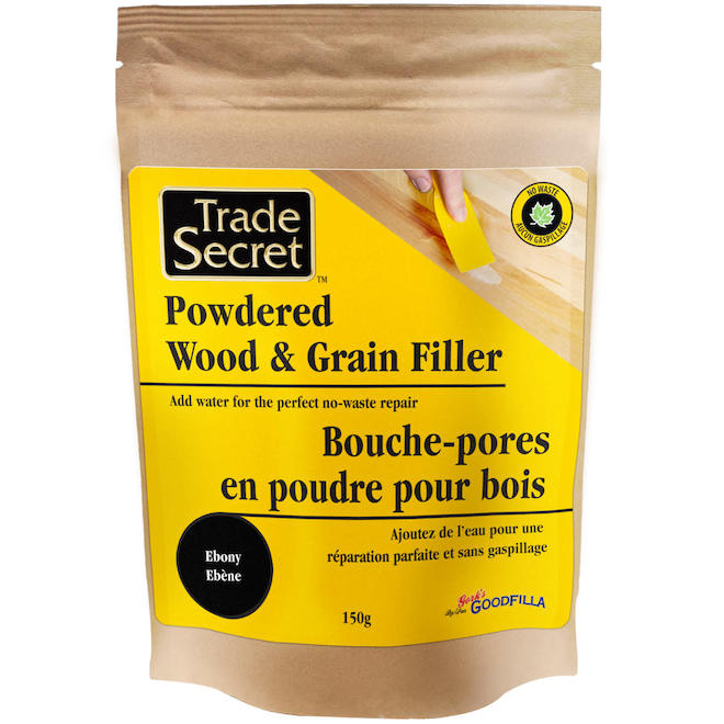 Trade Secret 150-g Powdered Wood Filler - Ebony