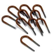 Dahl 1/2-in Clips - U-Shaped - Nylon - Pack of 10 - For Fastening Pipes