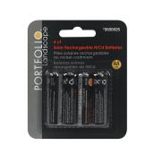 AA Replacements batteries Solar Lights - Nickel Cadmi Black Pack of 4