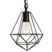 Exterior Suspended Light - LED 1 Light - 120 v - Black