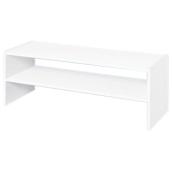 ClosetMaid Stackable Horizontal Organizer - White - Laminated Wood - 11 5/8-in H x 31-in W x 11 5/8-in D