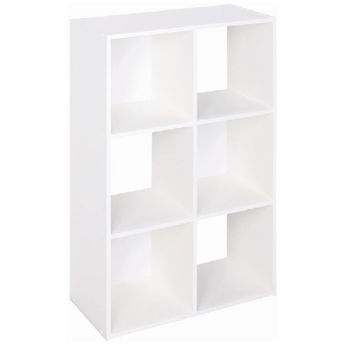 CUBEICALS Organisateur de rangement blanc ClosetMaid, 6 cubes