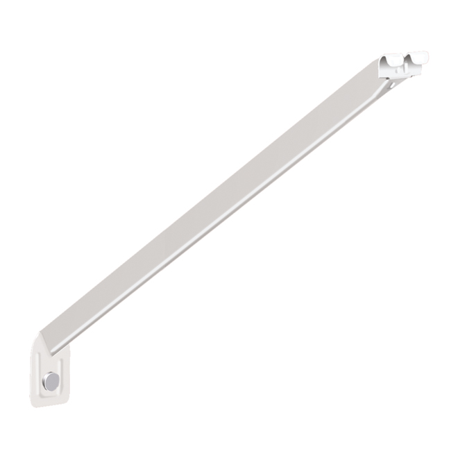 2-Piece Closet Shelf Support Pole 6 pk Closetmaid White Wire 84 In
