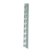 ClosetMaid ShelfTrack Standard - Nickel - Double Slot Design - Metal - Vertical