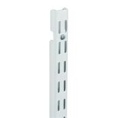 Closetmaid ShelfTrack Standard - Double Slot Design - Metal - Vertical - White