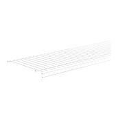 ClosetMaid SuperSlide Ventilated Wire Shelf - Vinyl Coated Steel - White - 1-in H x 48-in W x 12-in D