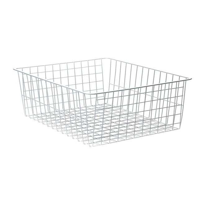 ClosetMaid Steel Double Drawers - Wire Mesh - White - 21-in D x 17-in W x 7-in H