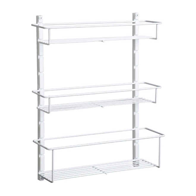Closetmaid Adjustable Spice Organizer, Closetmaid Wall Mounted Adjustable 2 Shelf Shelving Unit White