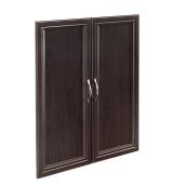 Ensemble de 2 panneaux de porte, espresso