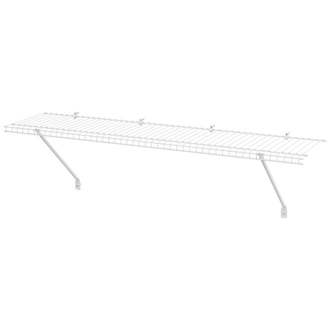 ClosetMaid Wire Shelf Kit - 1-in x 12-in x 48-in - White