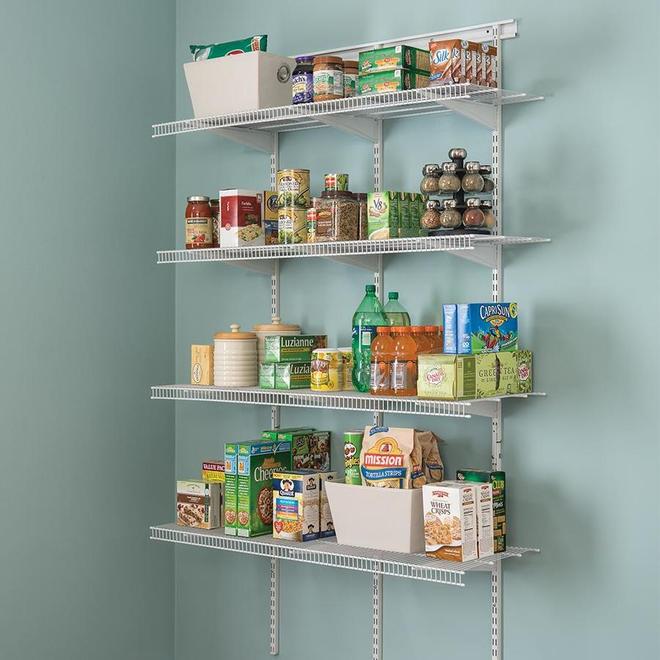 ClosetMaid Shelves for Pantry - 80-in x 48-in x 16.75-in - White