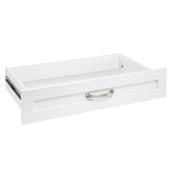 ClosetMaid SuiteSymphony Drawer - Laminated Wood - White - 4 59/64-in H x 24 51/64-in W x 13 11/32-in D