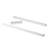 SuiteSymphony 3/4-in H x 3/4-in W x14-in D Pure White Steel Shelf Support Kit