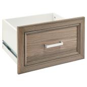 SuiteSymphony(TM) Stylized Laminated Wood Drawer - 15.38" x 13" x 10" - Natural Grey