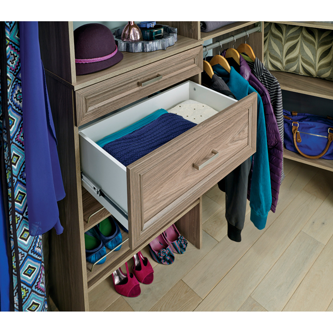 Suitesymphony Closer Organizer Drawer 25 X 10 Natural Grey