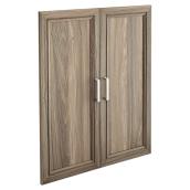 Ensemble de 2 portes stylisées pour organisateur SuiteSymphony(MC), 25", gris naturel