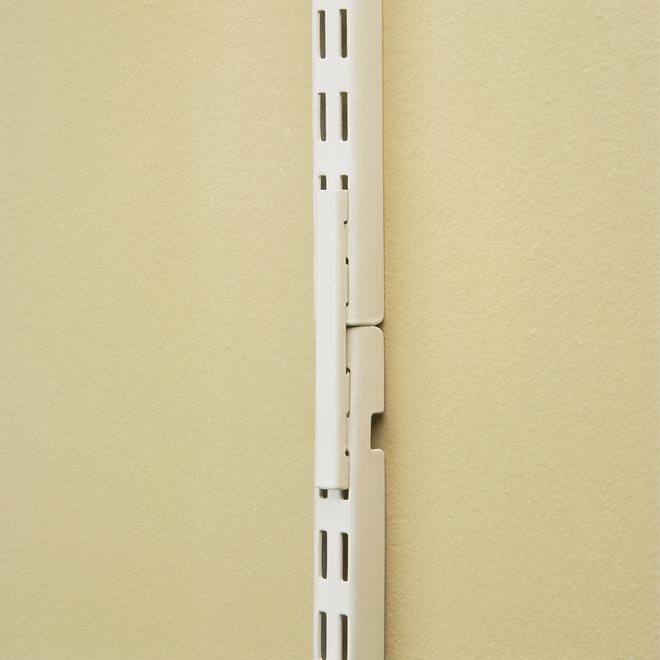 ClosetMaid 30-in White ShelfTrack Standard Rails with Connectors