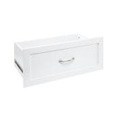 ClosetMaid SuiteSymphony 25-in W x 10-in H Pure White Laminate Wood Drawer With Soft Close Glides